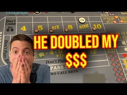 MORE CRAPS ACTION IN LAS VEGAS! BETTING HUGE ON THE  FIELD! BUDDY MAKES ME BIG MONEY ON HIS ROLL!