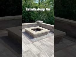 Backyard Fire Pit Design #backyard #stlouis #gardendesign
