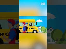 Boom-Boom’s Yellow Bus Rush! | D Billions VLOG English #shorts #forkids