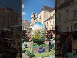 Spring Magic at Vienna’s Freyung Easter Market 🌷🐣