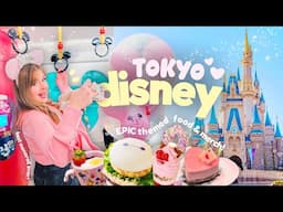 TOKYO DISNEY IN JAPAN! 🏰 Our First day exploring Disneyland Tokyo BEST Monorail Themed foods & Merch
