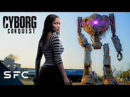 Killer Robots Run This Town | Cyborg Conquest (Chrome Angels) | Full Action Sci-Fi Movie