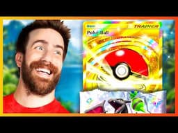 Opening Packs On a Fans Account Until I Get THE GOLDEN POKEBALL!!! - Pokémon TCG