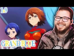 FIRST TIME Watching GRAND BLUE Episode 9 ぐらんぶる