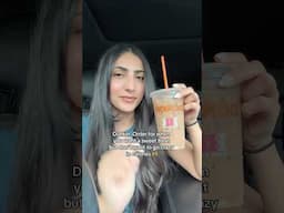 Lower Calorie Dunkin’ Order! #dunkindonuts #dunkin #lowcalorie #dunkinrun #icedlatte #dunkinlove