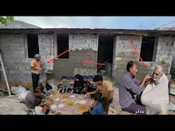 🧱 Family Unity in Action 💪 | Hadi & Abolqasem Cement the House Walls Together