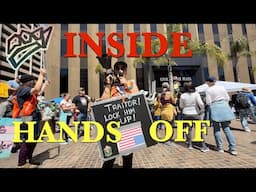 INSIDE HANDS OFF Protest in Downtown San Diego, CA Good Trouble! April 5, 2025 Much Love!💕