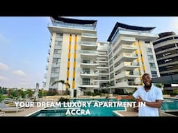 Is this the largest elevated pool in Accra Ghana? Tour this luxury Apartment to find out