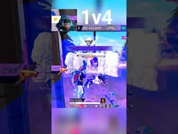 Rnx Hasan 1v4. Unthinkable 💀 #freefire #shorts