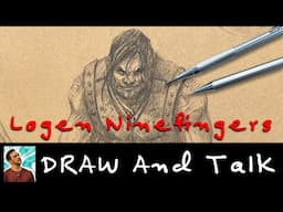 Drawing Logen Ninefingers from The First Law books