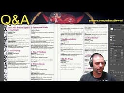 🔴DM Live Q & A! Making D&D Content!