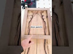 VIP Liquor Cabinet from a Gnarly Board #woodworkingideas #woodworkingproject #shorts
