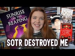 found my love of reading in Sunrise on the Reaping; a reading vlog