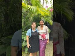 Private Balinese Cooking Class😊🙏🏽 #bali #cookingclass #cookingclasses #privatecookingclass