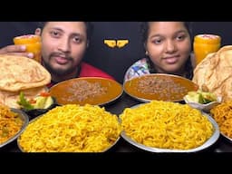 Eating 😋😋Chole Bhature,Masala Maggi,Plain Maggi,Mango Shake ll Foodie Gd ll