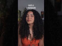 O SEGREDO PARA O CABELO PERFEITO 🔐 #cabelocacheado #cachos