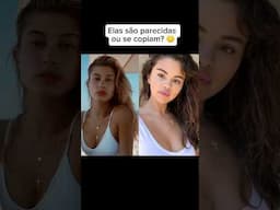 Hailey Bieber e Selena Gomez são parecidas ou se copiam? 👀 #selenagomez #haileybieber
