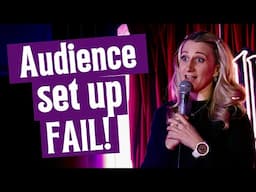 I tried (and failed) to set up my audience members 🤦🏼‍♀️💔