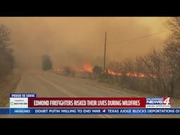 Edmond firefighters honored for risking lives during wildfires