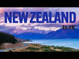 Calming music & amazing New Zealand scenery [4k-HD]