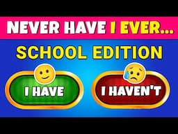 Never Have I Ever…School Edition 📚✅❌ Quiz Rainbow