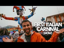 Carnival in Italy for the first time