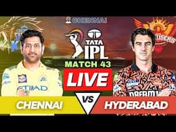 🔴 Live CSK vs SRH IPL 2025 Match Today | Hyderabad vs Chennai Live Score & Commentary | IPL Live An