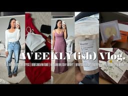 WEEKLY(ish) VLOG | BRIDESMAID DRESS TRY ON | NEW STARBIES ORDER || MINI AMAZON HAUL | TEACHER LIFE