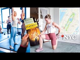 NYC VLOG: run in central park, behind the scenes of training, broadway show, & more!