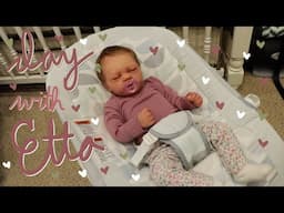 Spend the Day with Etta! Silicone Baby Feeding, Changing, Outing & More | Kelli Maple