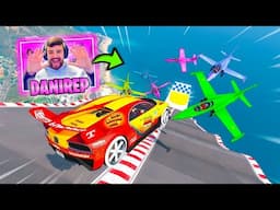 LA MEJOR MEGA RAMPA TODOS CONTRA MI!! ESQUIVADAS ÉPICAS!! - GTA 5 ONLINE