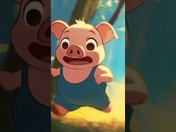 Three Little Pigs and The Big Bad Wolf 🐷🐷🐷 #storytime #shorts