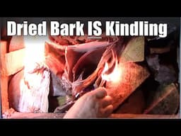 Dried Bark Makes Great Kindling