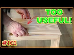 THE WOOD ITEM EVERY HOME NEEDS (VIDEO #101) #woodworking #woodwork #joinery