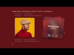 CSS :has() Selector | Glassmorphism Card Hover Effects