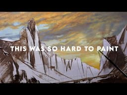 Bierstadt Oil Painting Mastercopy PT 2: THE SKY