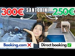 €300 Hotel Nightmare in Santorini vs €250 Luxury Villa | Booking.com SCAM?!
