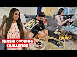 Cooking Challenge *Gone Crazy* Korean Sushi | Desi Sushi 🍱 | cooking vlog