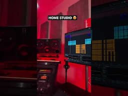 Recording rap vocals in my home studio 😍 #homestudio