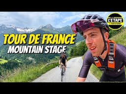 Riding an ICONIC ALPINE Stage Of The TOUR DE FRANCE // 130km 4500m+
