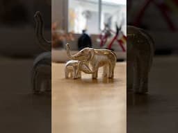 A Mini to go with Mama: Reconstituting Scrap Clay to Make Solid Silver House Elephants ￼