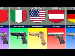 Main Military Pistol of Each Country