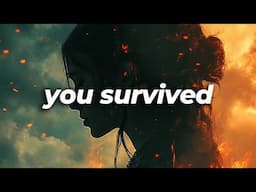 This song will HELP YOU love yourself & your JOURNEY just a LITTLE MORE 🥹😭 (You Survived - LYRICS)