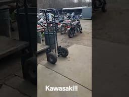 More Kawasaki triples!! #classicmotorbike #motorcycle #motorcyclesalvage #Kawasaki