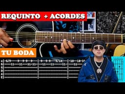 Tutorial | Tu boda | Oscar Maydon ft Fuerza Regida | Requinto | Acordes | TABS