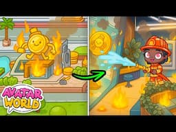 🔥 EMERGENCY! FIRE ALERT IN AVATAR CITY! 🚒 SECRETS & BUGS IN AVATAR WORLD!