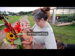The Bouquet King (Ruthlessly ripping out tomatoes) | VLOG