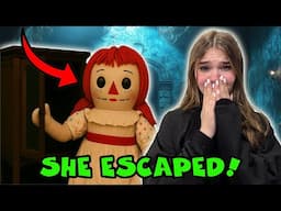 ANNABELLE ESCAPED Her Glass Case at NIGHT... We Caught It on Camera 😱