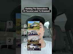 Ranking the Generations of Toyota Tacoma From Least To Greatest! #toyotatacoma