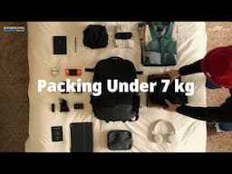 One Bag Travel Packing Under 7 kg | Sandmarc Travel Backpack